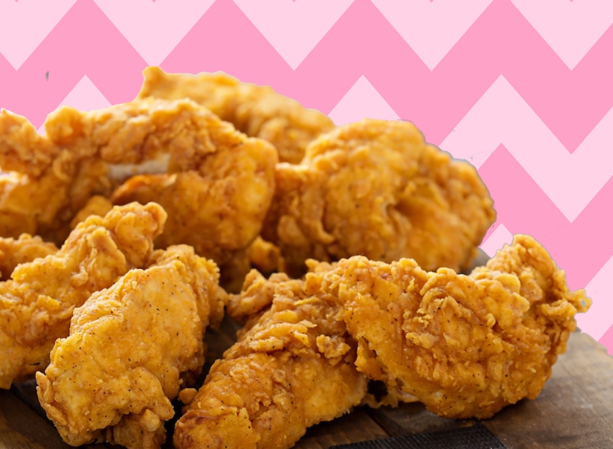 Chicken strips frozen food