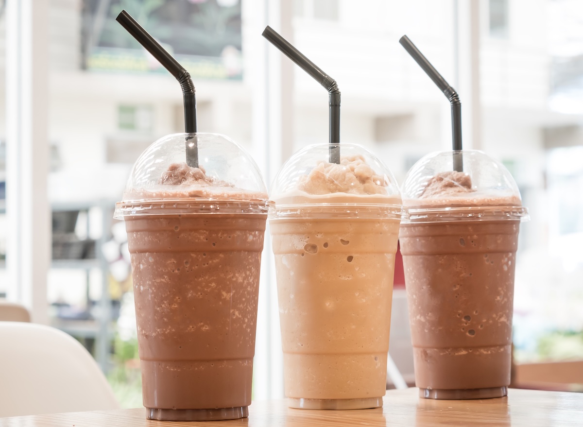 Chocolate,Frappe,And,Frappuccino,On,Wood,Table