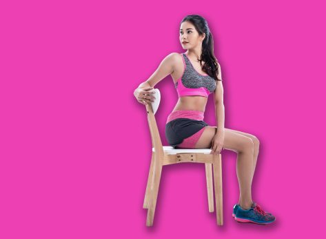 8-Min Chair Routine for Lower Belly Fat 60+