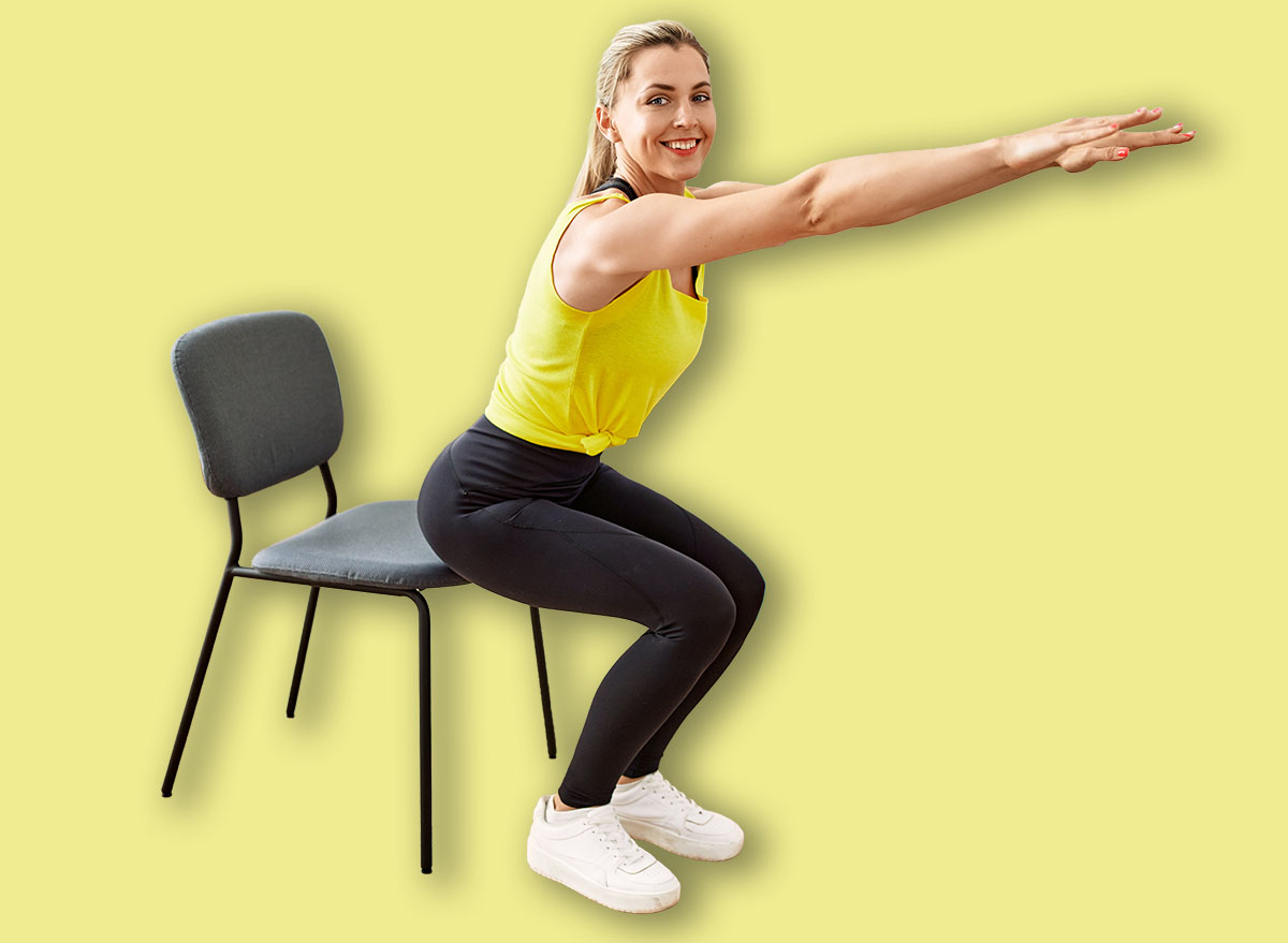 Young blonde girl smiling happy training at sport center.