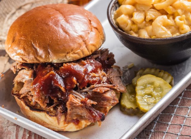 Famous Dave's Georgia Chopped Pork Sandwich