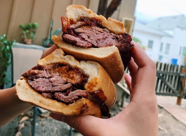 Firestone Grill Tri Tip Sandwich