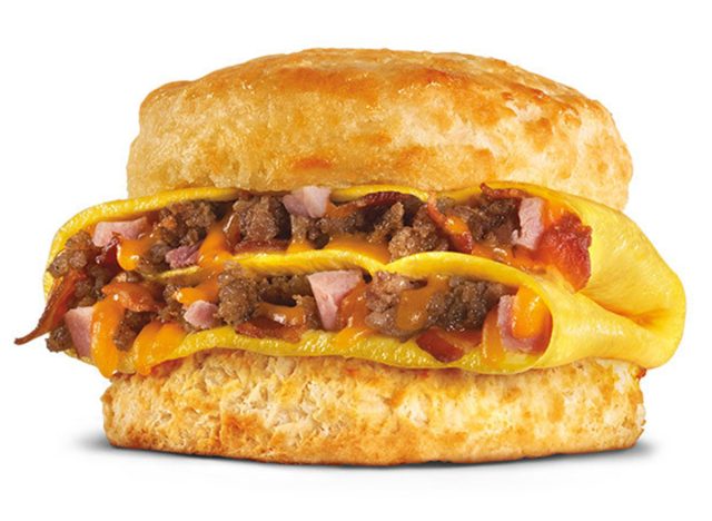 Hardee's Loaded Omelet Biscuit
