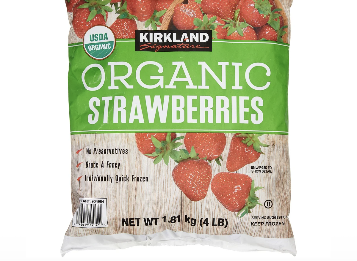 Costco Organic Frozen Strawberries
