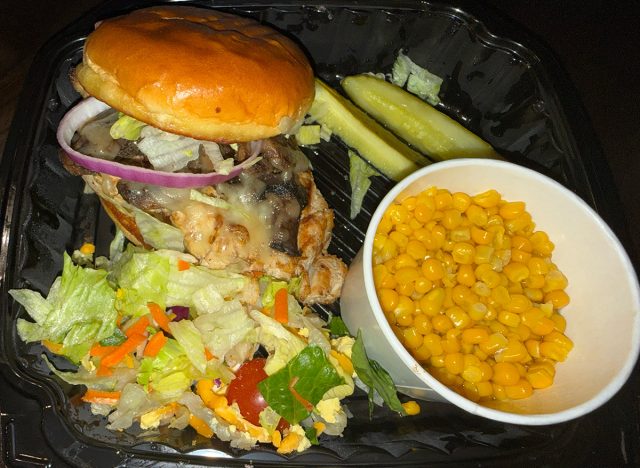 Texas Roadhouse Mushroom Jack Chicken Sandwich