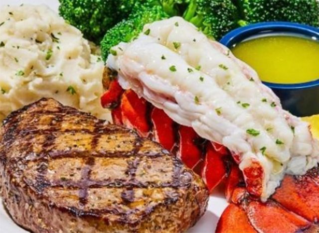 Red Lobster Surf & Turf Maine Lobster Tail & 7 oz. Sirloin