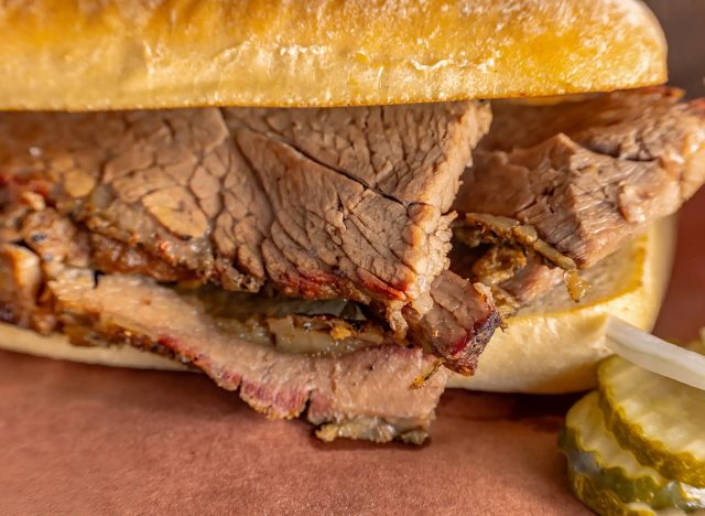 Slow Hand BBQ Tri Tip Sandwich