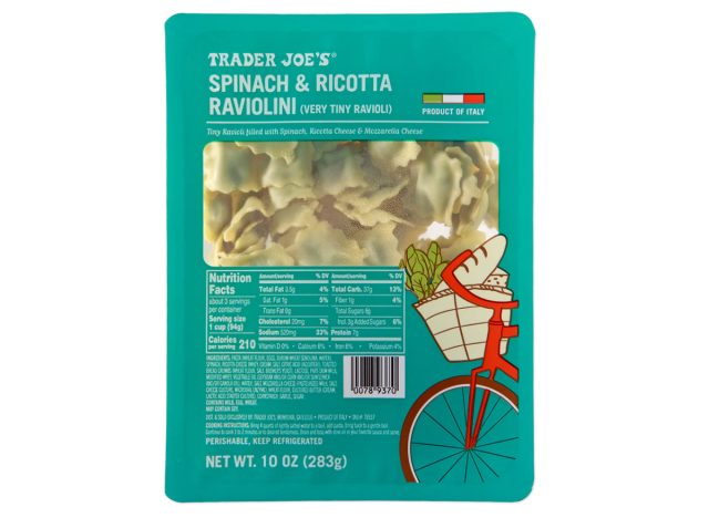 Spinach & Ricotta Raviolini