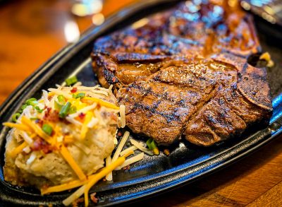 5 Popular Steakhouses With the Best T-Bone Steak and Loaded Baked Potato