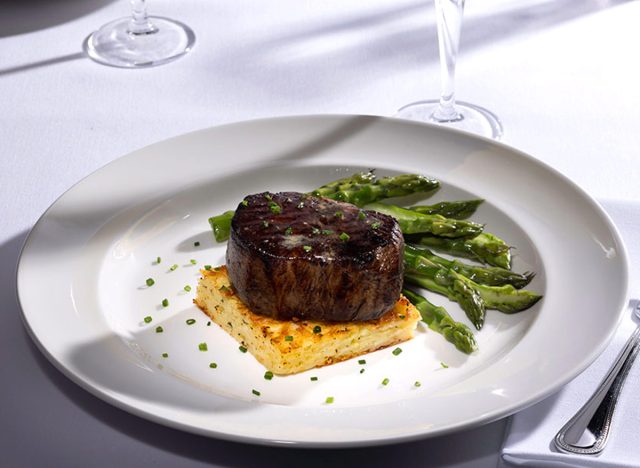 The Capital Grille Filet Mignon With Asparagus