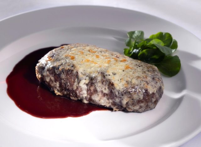 The Capital Grille Gorgonzola Crusted Dry Aged NY Strip