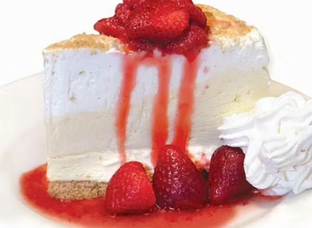 The Pasta House Cheesecake With Strawberries