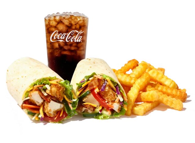 Zaxbys Chicken Bacon Ranch Wrap