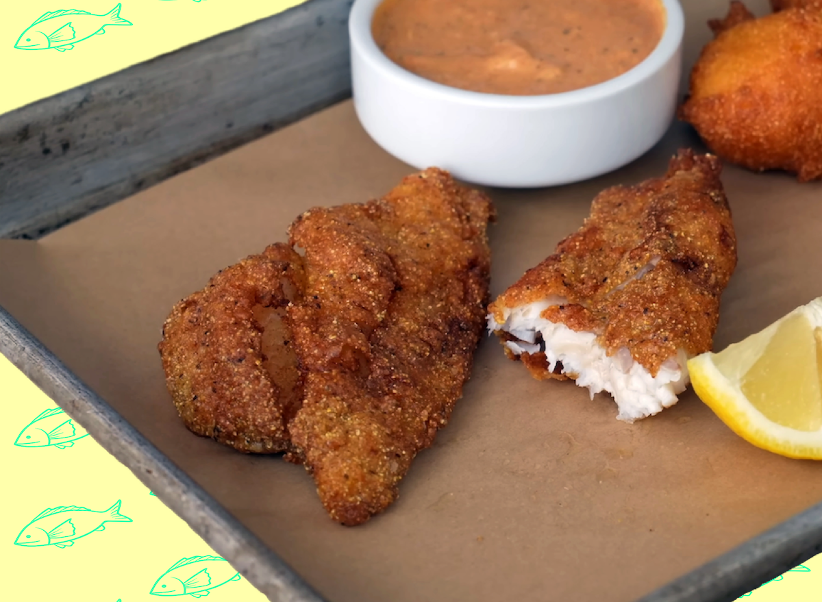 Chain restaurants best crispy cod hush puppies