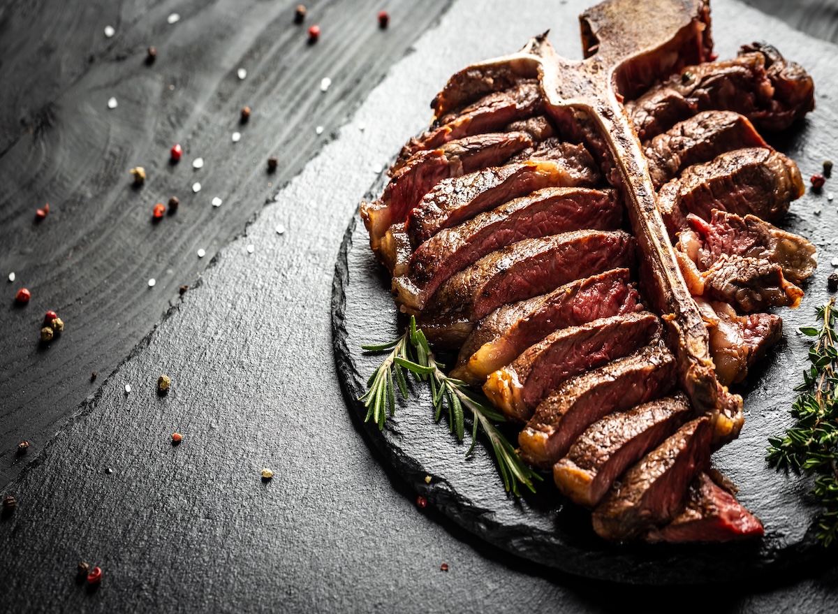 Barbecue,Aged,Wagyu,Porterhouse,Steak,Sliced,As,Top,View,On