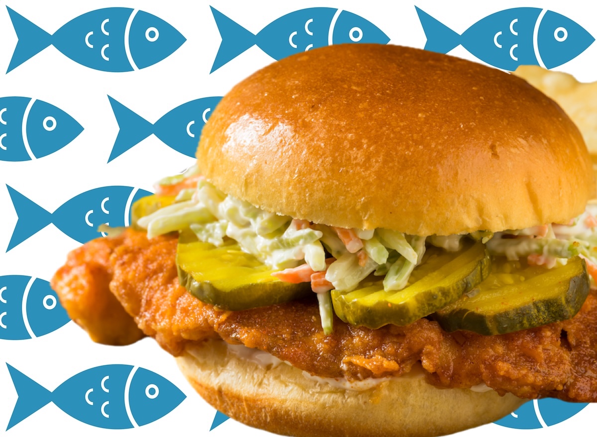 Crispiest battered fish chain restaurants fish pattern background