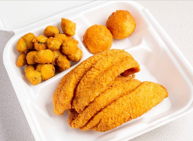 Ameen Fish & Wings fried tilapia