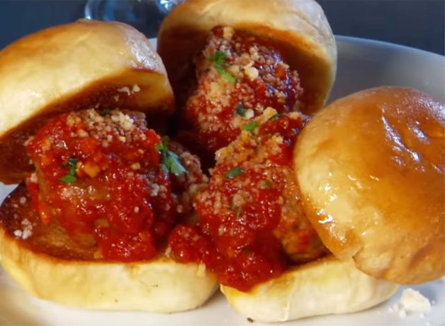 Catelli's Restaurant Meatball Sliders