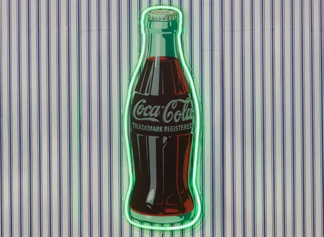 Coke Bottle Neon Sign