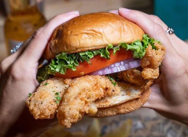 Crabby Bill's Grouper Sandwich