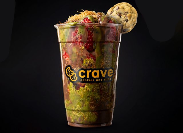 Crave Cookies Dubai Chocolate Strawberry Cup 