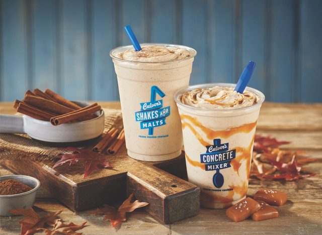 Culvers pumpkin cheesecake concrete milkshake.