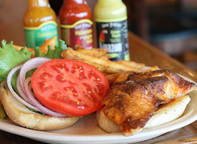 Doc Ford's Rum Bar & Grille Grouper Sandwich