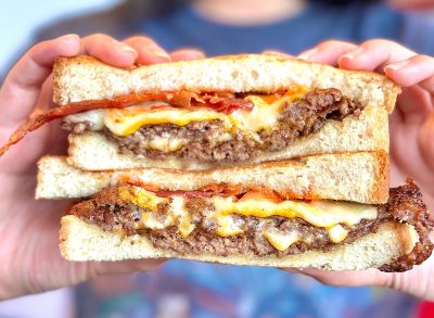 Freddy's Frozen Custard & Steakburger's Grilled Cheese Steakburger.