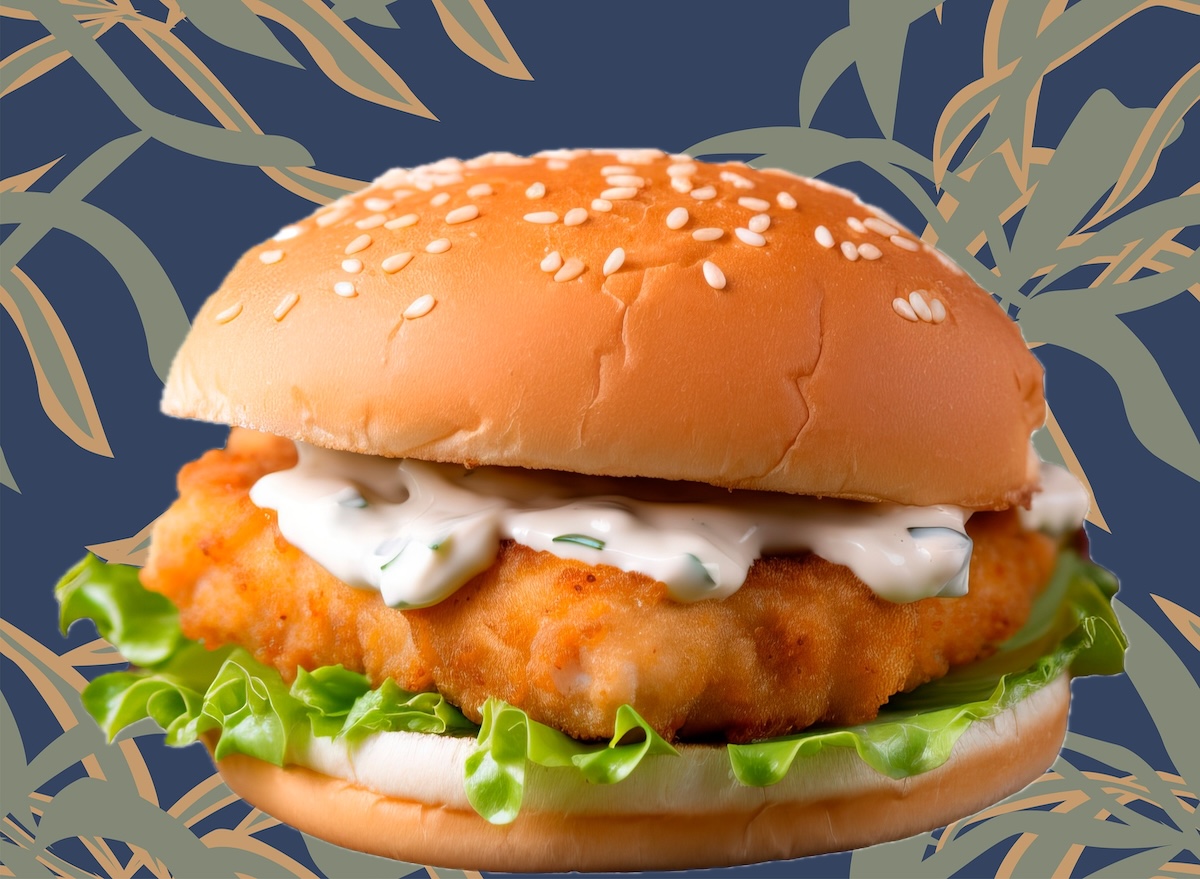 Fried fish sandwich