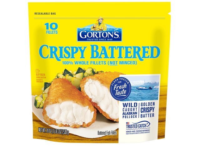 Gorton's Crispy Battered Fish 100% Whole Fillets