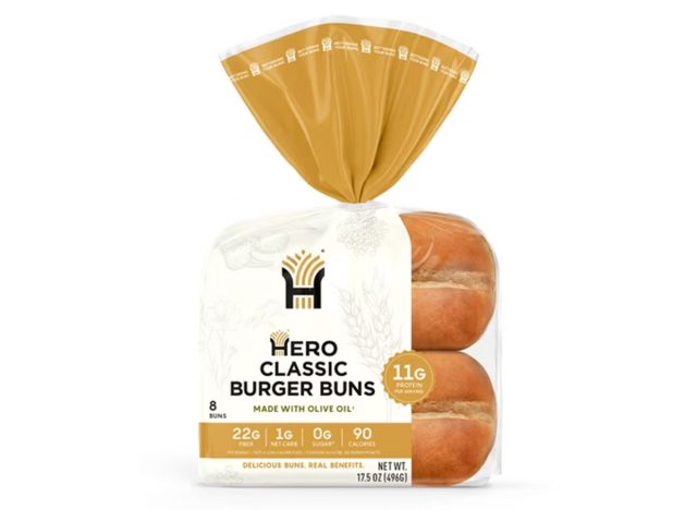 Hero Bread Hamburger Buns, 17.5 oz