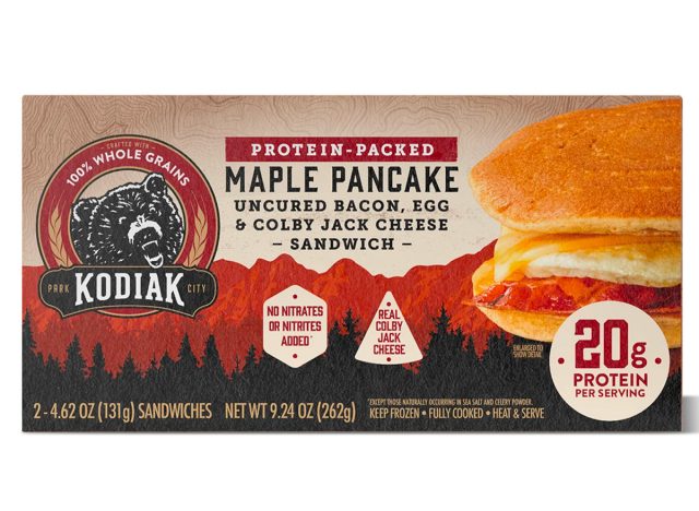Kodiak Cakes Bacon & Colby Cheese Breakfast Sandwich