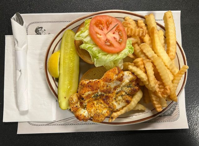 Mike's Restaurant & Crab House Grouper Sandwich