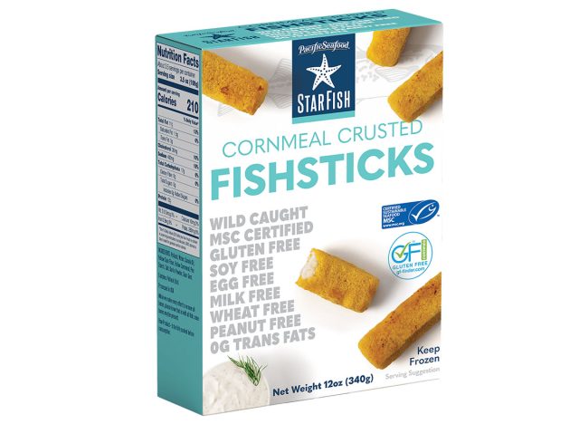 Pacific Seafood Cornmeal Crusted Fish Sticks