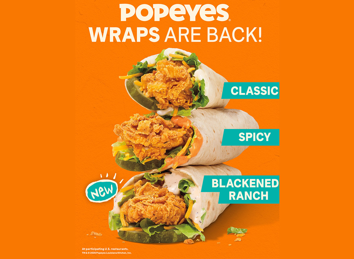 Popeyes Just Brought Back a Fan-Favorite Menu Item For Good