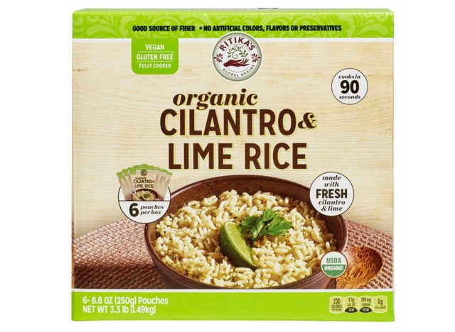Ritika's Organic Cilantro & Lime Rice, 8.8 oz, 6-count