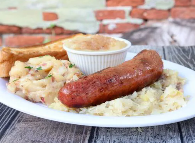 4 Chain Restaurants Serving the Best Smoked Sausages and Sauerkraut