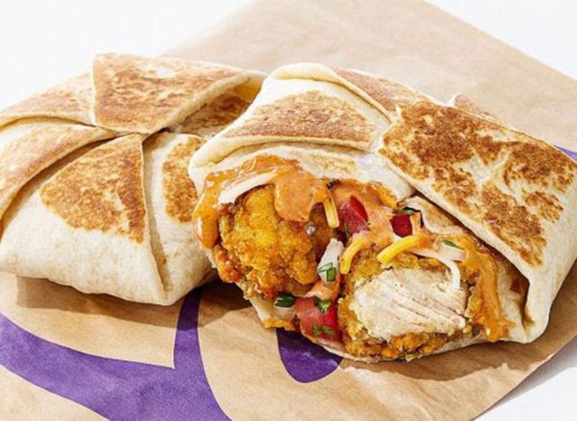 Taco Bell Crispy Chicken Crunchwrap Sliders