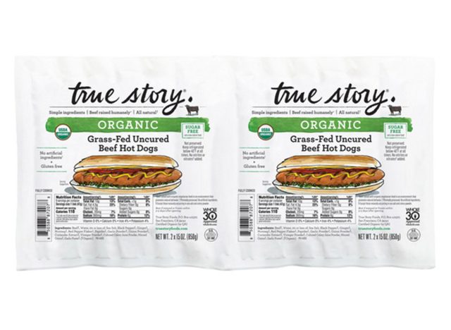True Story Foods Organic Hot Dogs