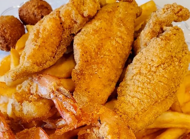 fishbone seafood fried tilapia
