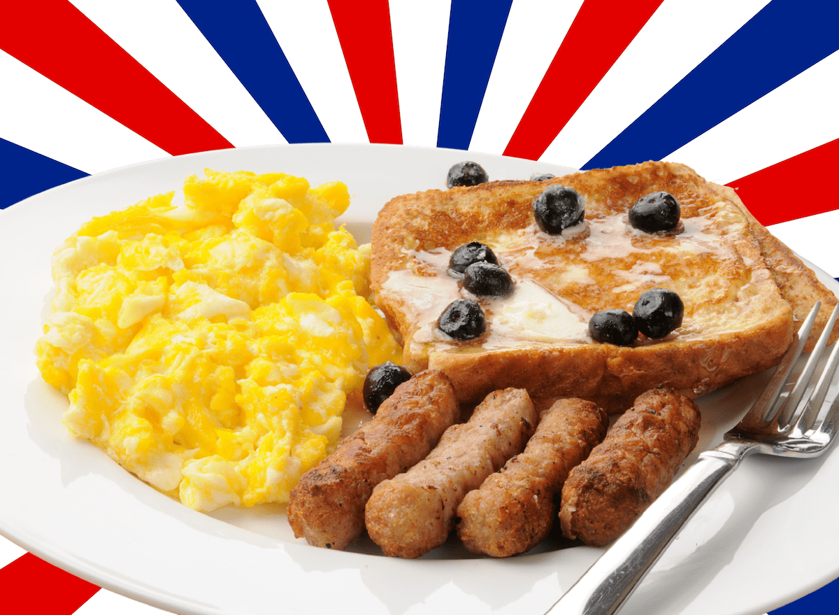 Homestyle breakfast platter