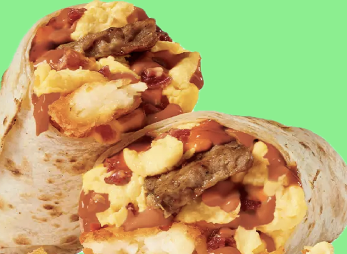 Jack in the box breakfast burrito