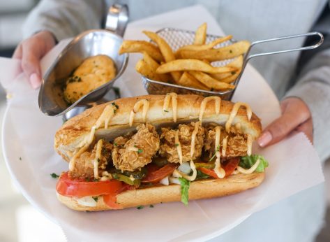 The Best "Mile-High" Fried Fish Po'Boys