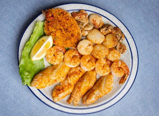 Blue Bay Seafood Broiled Delight