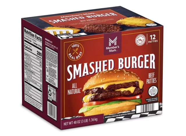 Member's Mark Smashed Burgers, Frozen