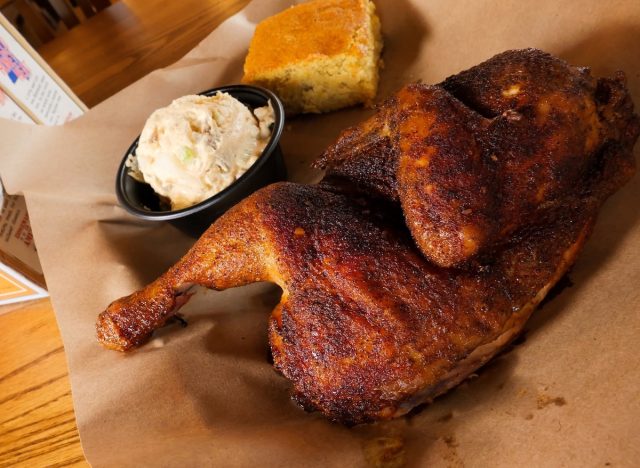 5 BBQ Chains With the Best Smoked Chicken Dinners, According to Diners