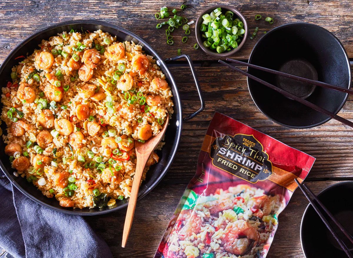 Trader-Joe's Spicy Thai Shrimp Fried Rice