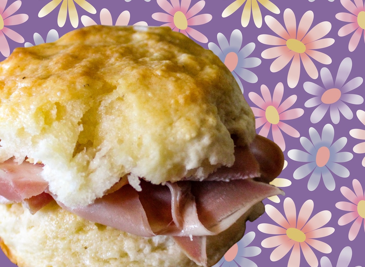 Country ham biscuit