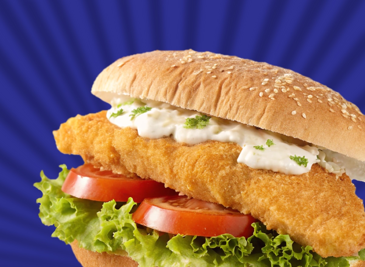 Fried fish sandwich