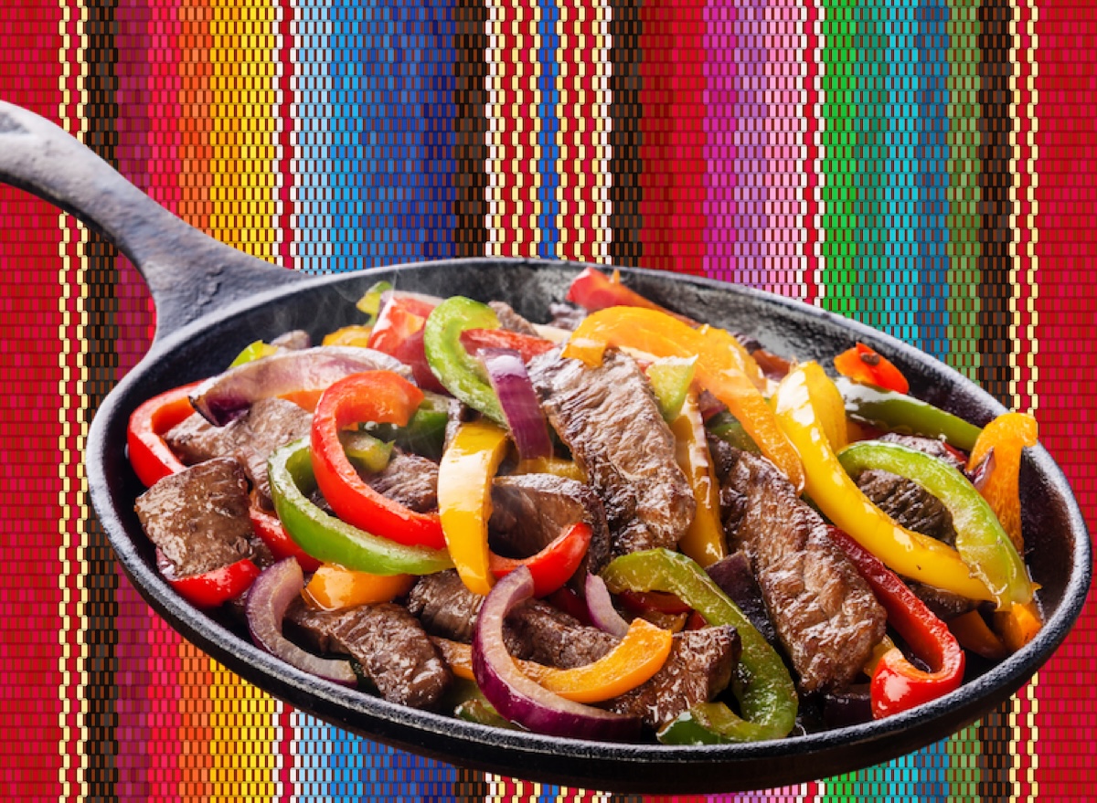 Steak fajitas